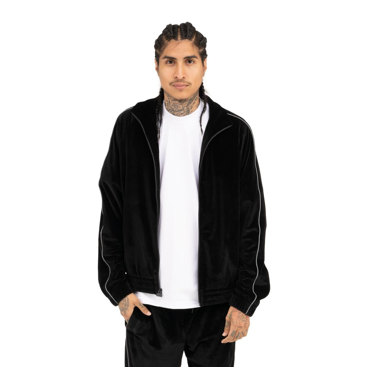 PRO CLUB VELOUR TRACK JACKET
