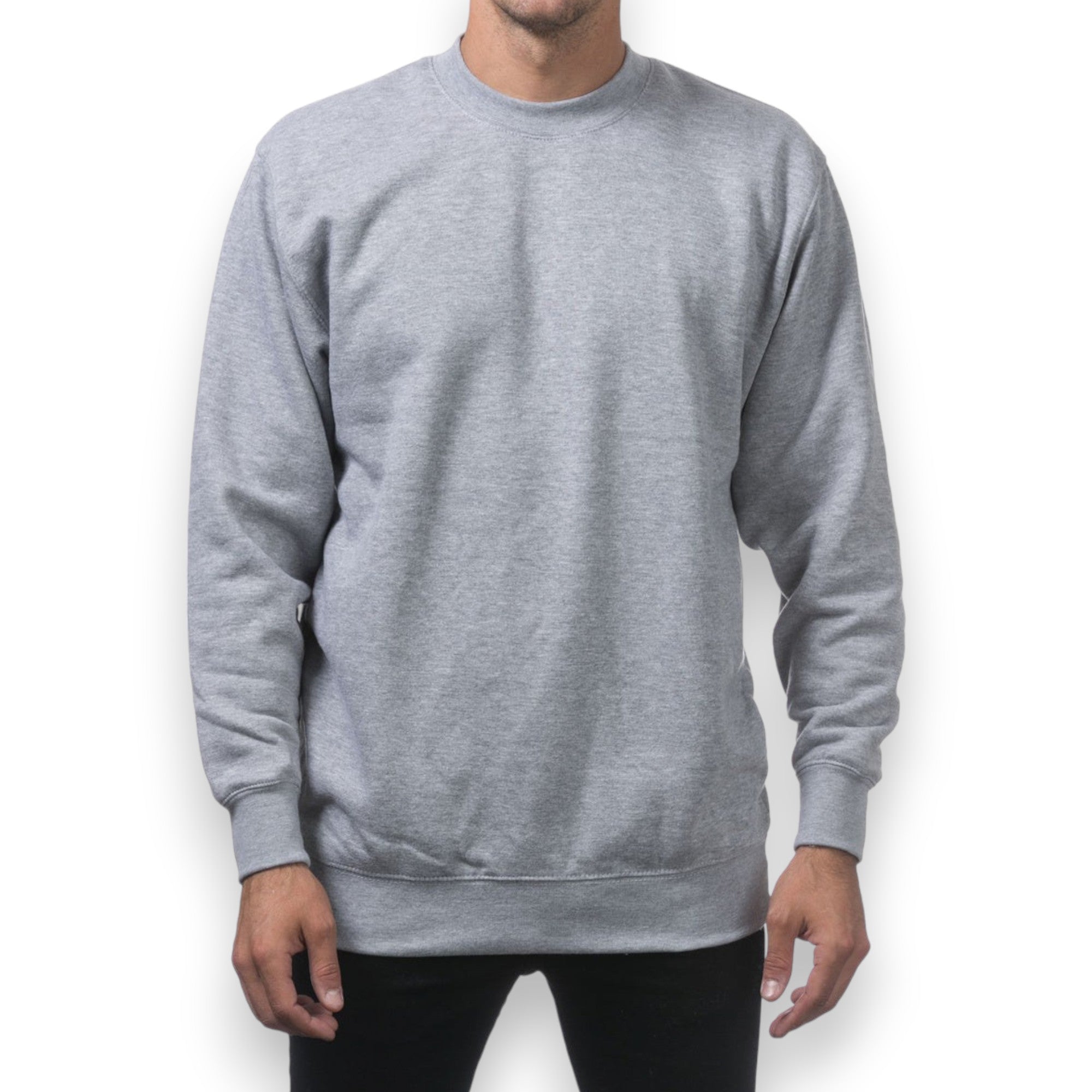 HEAVYWEIGHT CREW NECK FLEECE PULLOVER SWEATER (13oz)