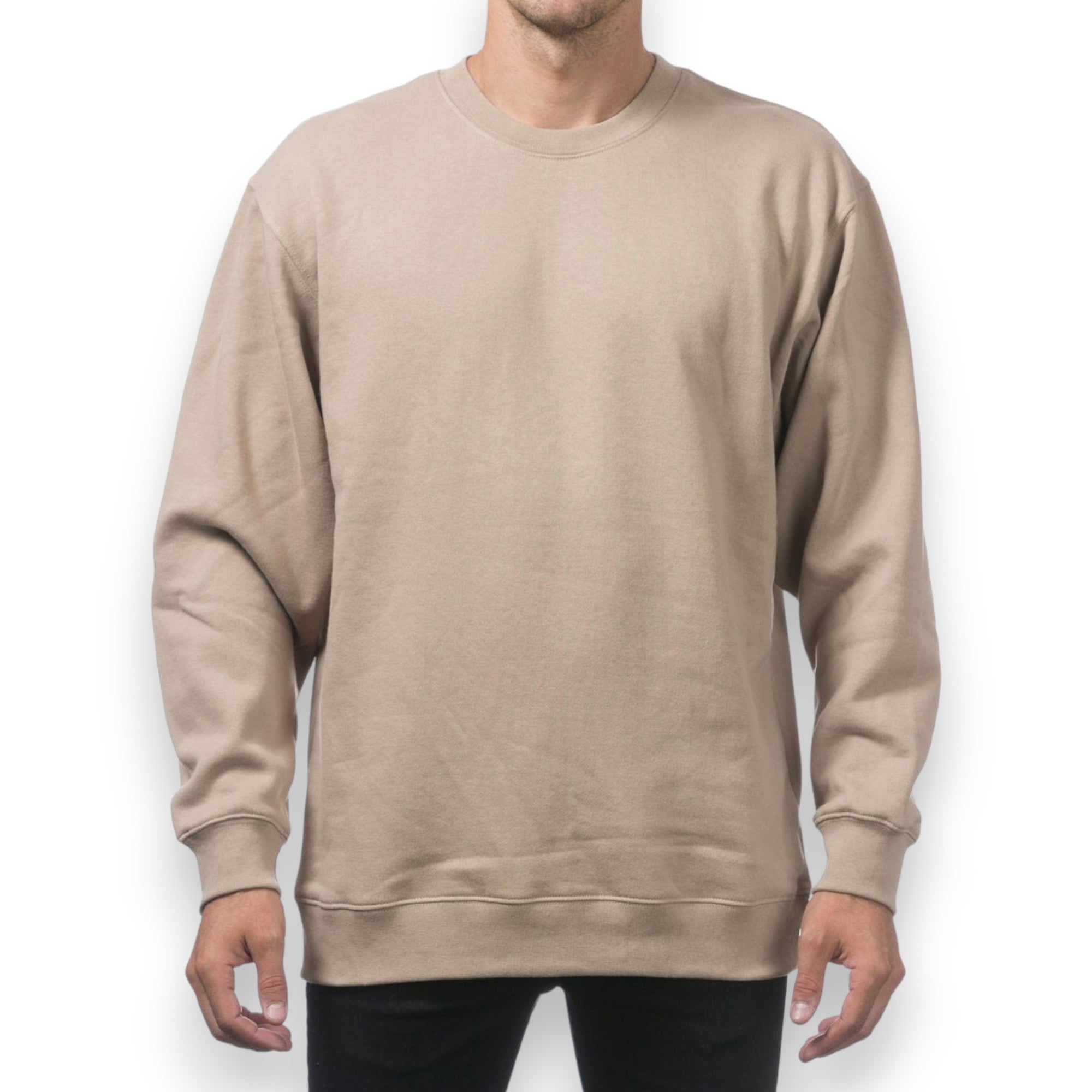 HEAVYWEIGHT CREW NECK FLEECE PULLOVER SWEATER (13oz)