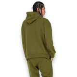 PRO CLUB MEN'S HEAVYWEIGHT FRENCH TERRY HOODED PULLOVER SWEATSHIRT