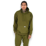 PRO CLUB MEN'S HEAVYWEIGHT FRENCH TERRY HOODED PULLOVER SWEATSHIRT